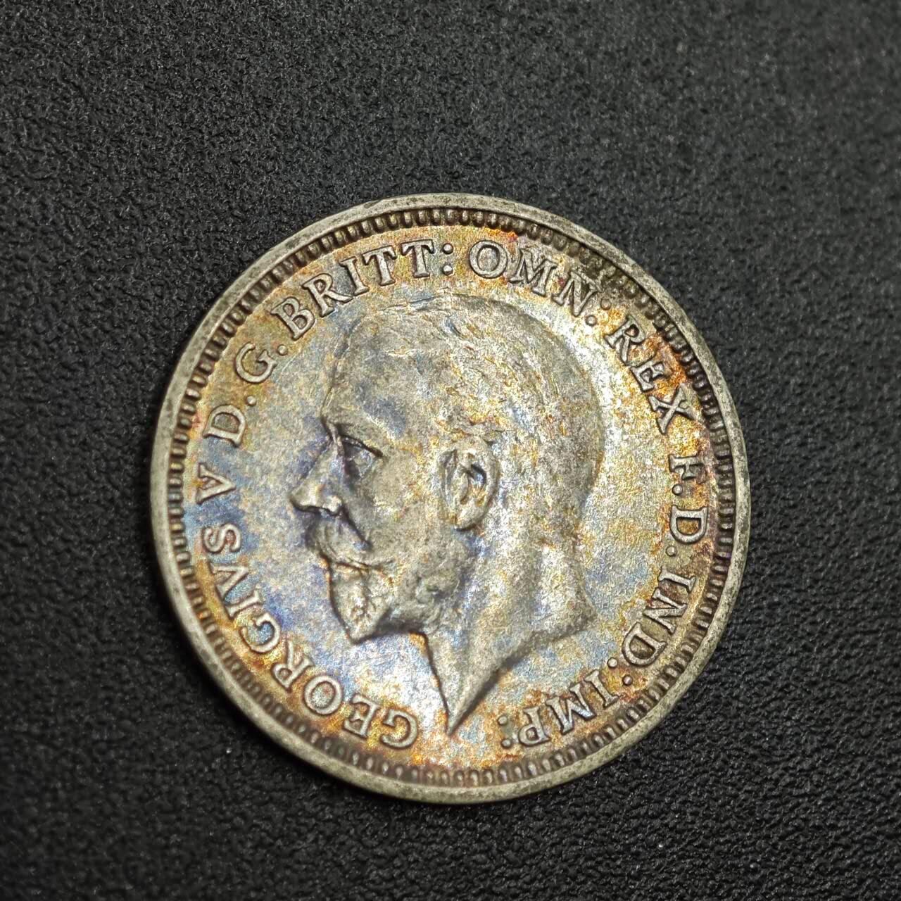 【淘币小摊】限时拍第七百八十拍  小银币场  满百包邮可预留两周  周一统一发货  英国1931年乔治五世3便士银币