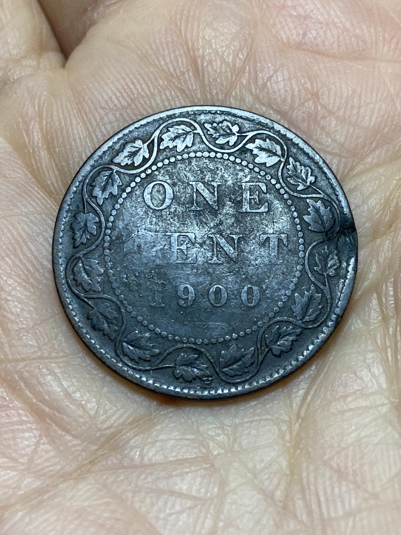 2025年第一百一十九场(总第一百四十五场）外国好品散币(免佣金) 加拿大🇨🇦1900年1分(维多利亚女王时期)