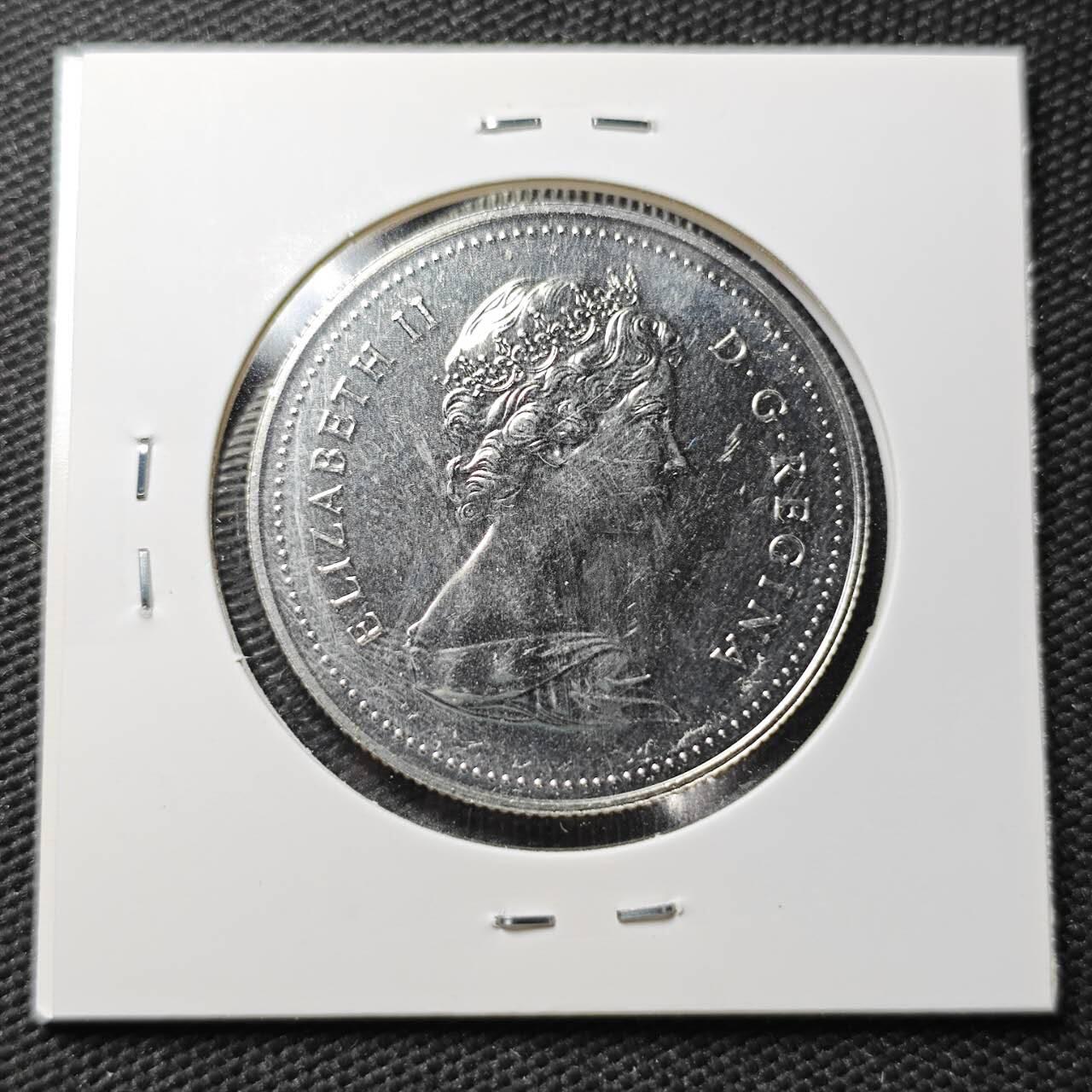 KK钱币收藏小铺  第361场  2月预留时间 周末发货  1985加拿大1元精制币