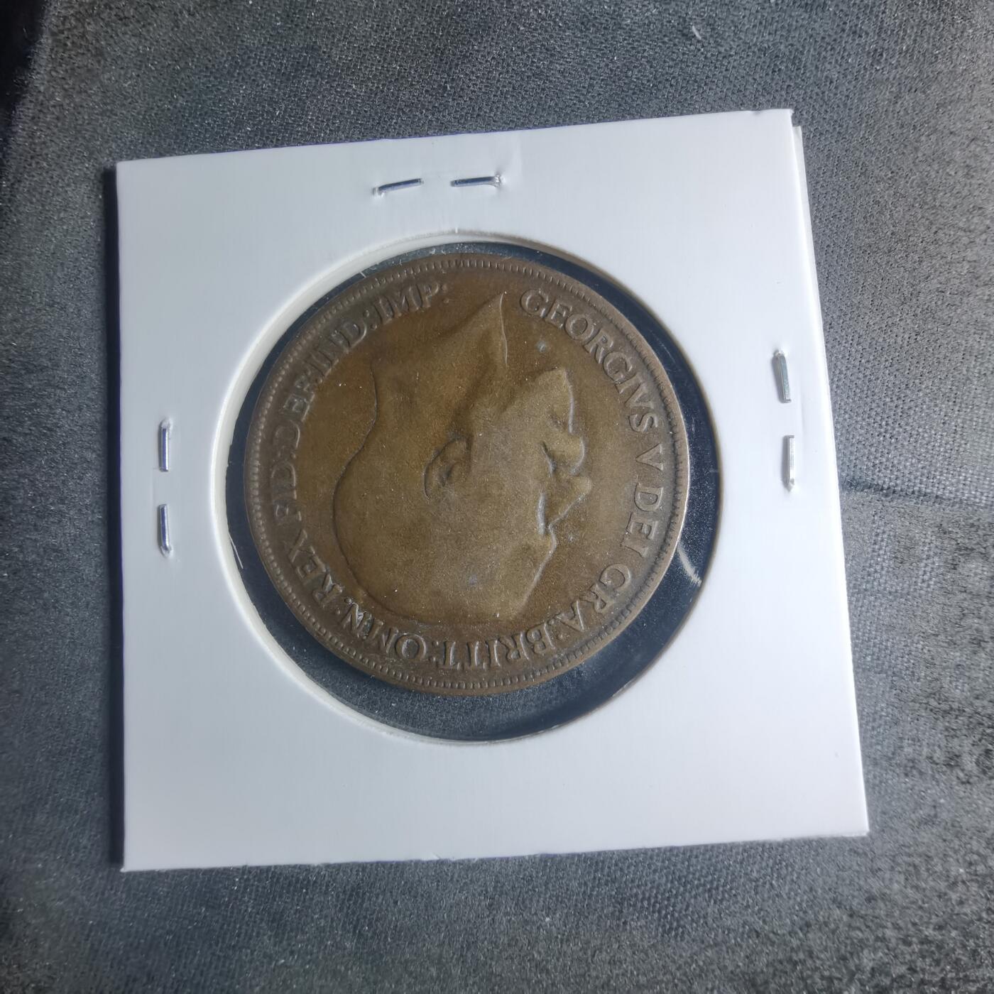 沼泽如烟--第885场 英国1918年1便士