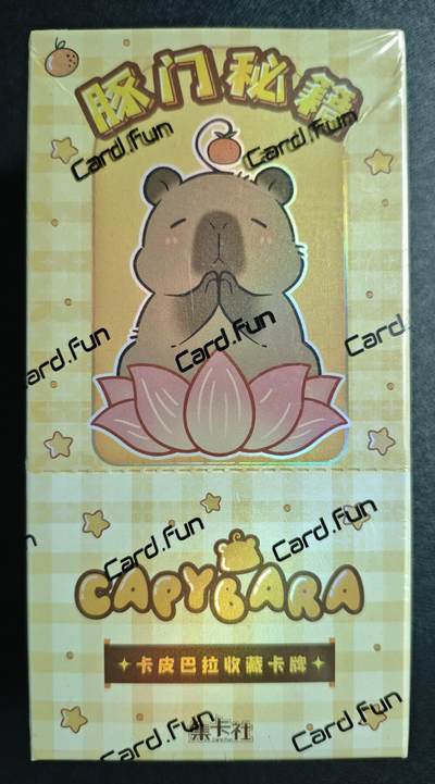 天玑星卡拍第133期《10.30周四截拍》持续收拍收评中 满赠卡需备注 - 集卡社 卡皮巴拉收藏卡 第一弹 豚门秘籍 一盒未拆封