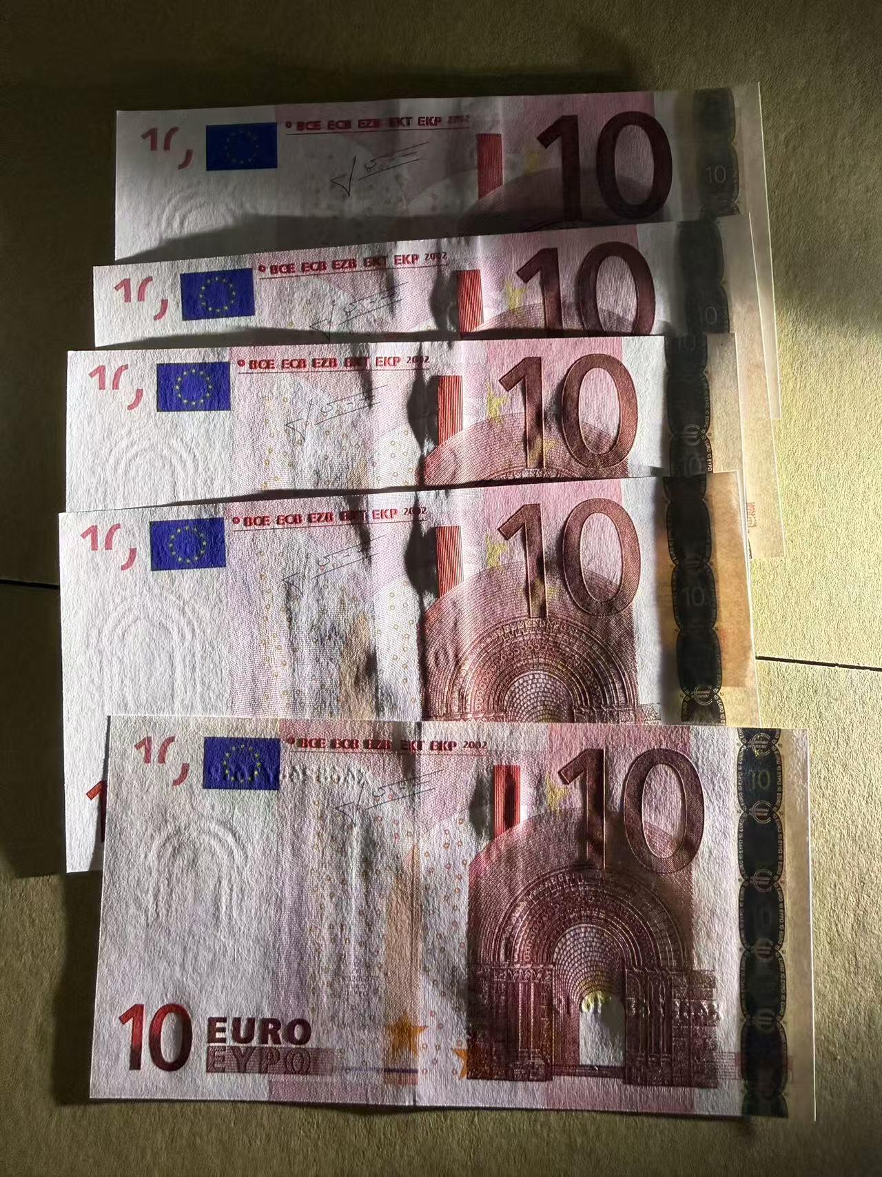 【礼羽收藏】🌏世界钱币拍卖第109期 02年版 德国10欧 5张一起 全新unc