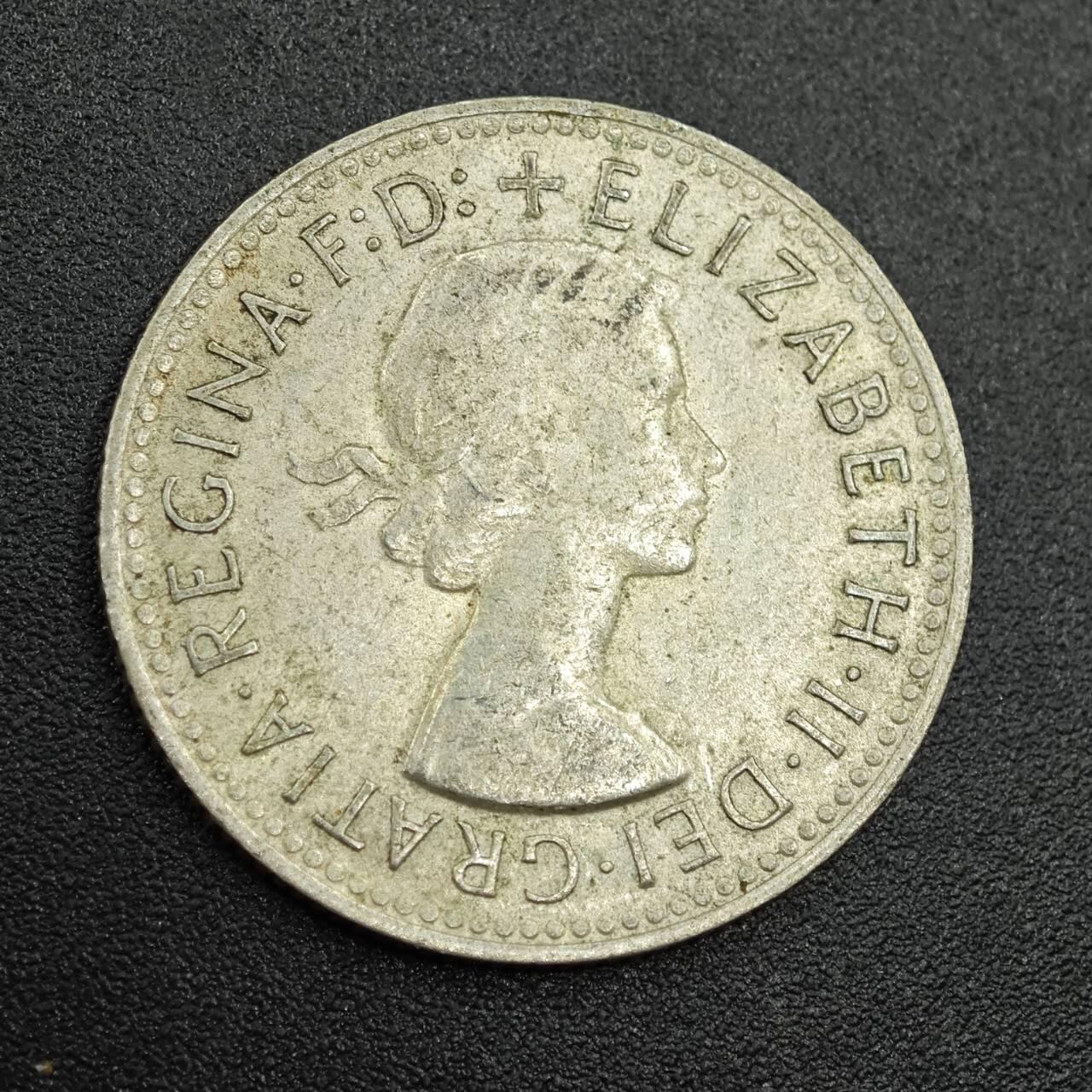 【淘币小摊】限时拍第七百八十拍  小银币场  满百包邮可预留两周  周一统一发货  澳大利亚1961年伊丽莎白二世一先令银币