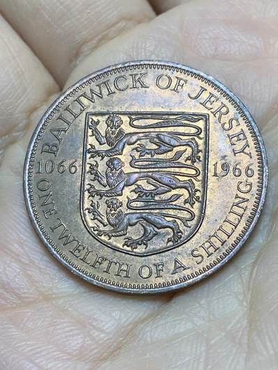 2025年第一百一十九场(总第一百四十五场）外国好品散币(免佣金) - 泽西岛🇯🇪1966年1/12先令