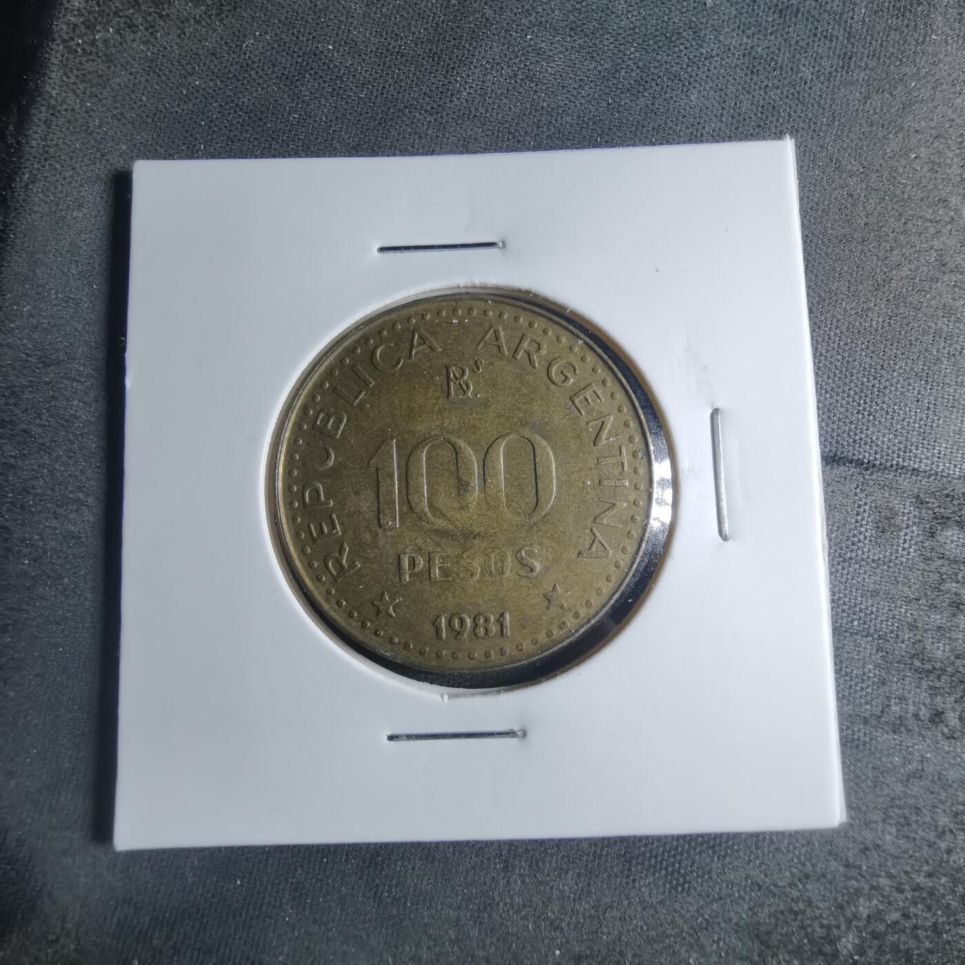 沼泽如烟--第885场 阿根廷1981年100比索