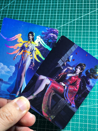 显眼宝35期 佣金1起 10月29日晚20:30截拍  - 热门动漫人物卡牌 斗破苍穹 云韵  2张  彩闪 63*88