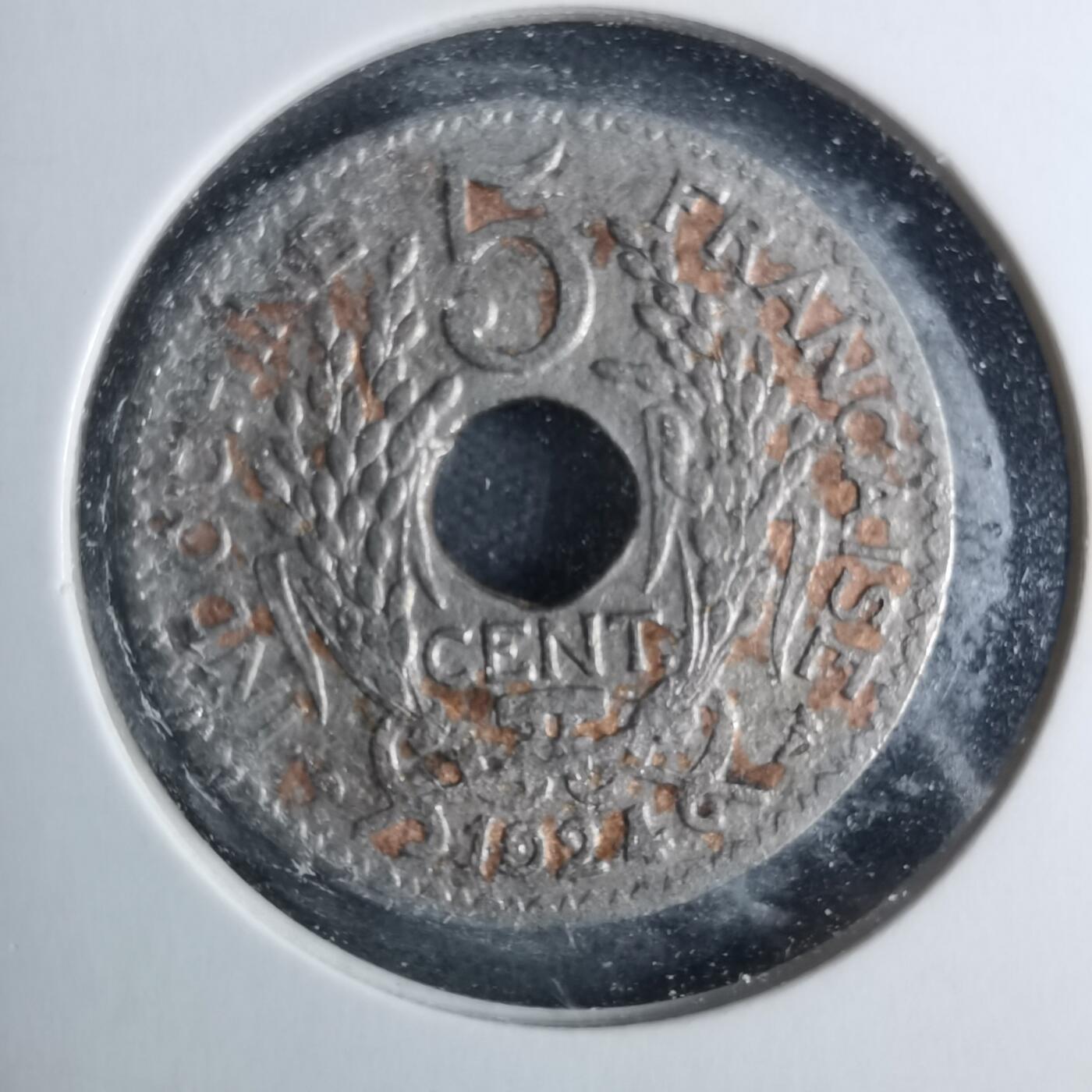 沼泽如烟--第885场 法属印度支那1924年五分