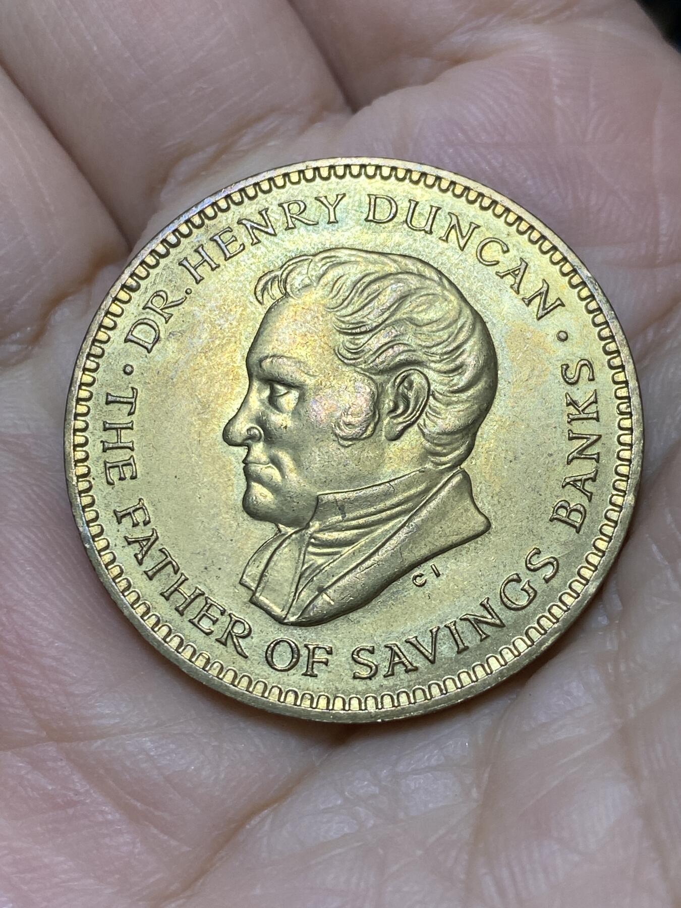 2025年第一百一十九场(总第一百四十五场）外国好品散币(免佣金) 英国🇬🇧1960年纪念章(信托储蓄银行周纪念章)