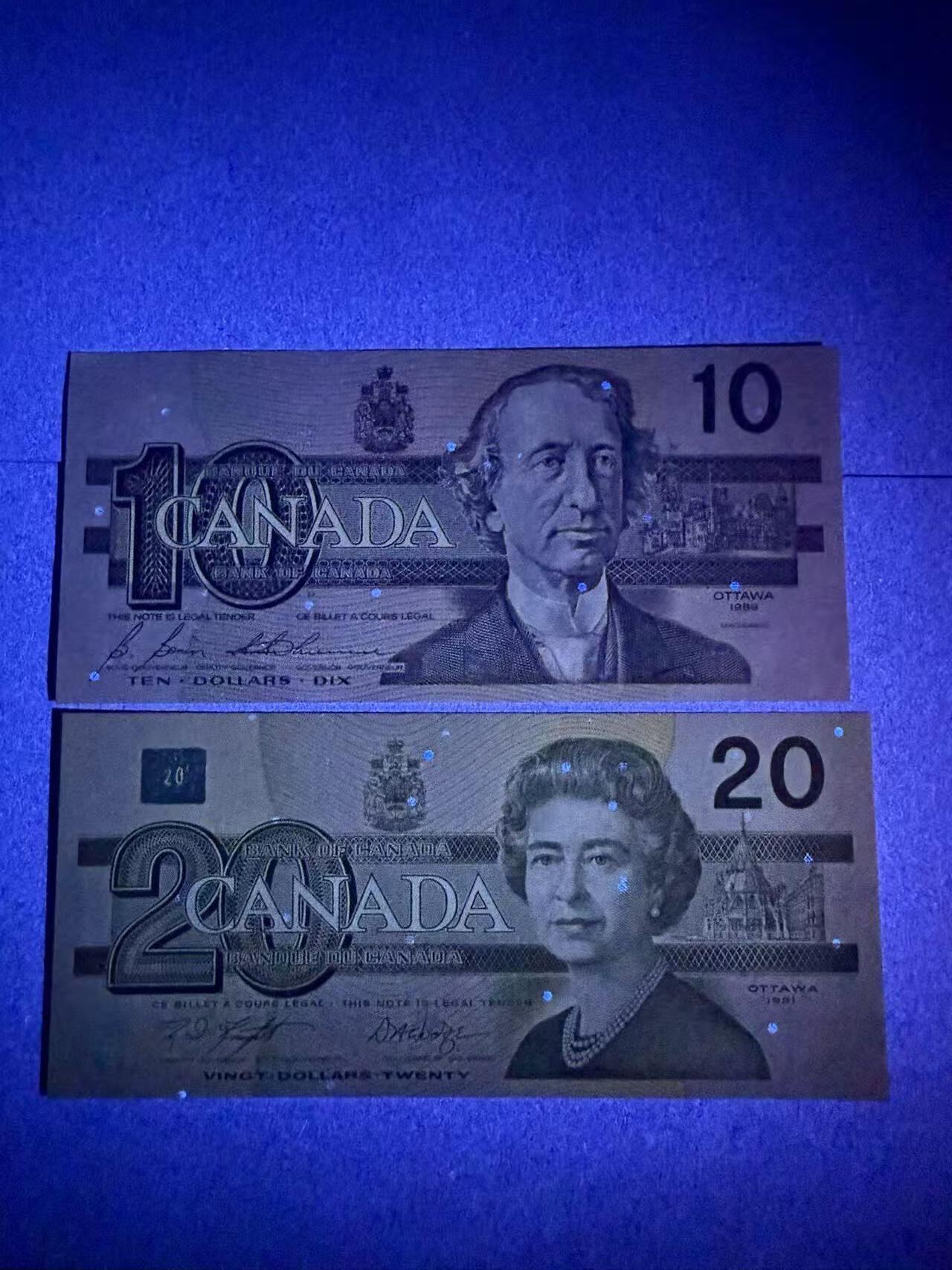 【礼羽收藏】🌏世界钱币拍卖第109期 加拿大鸟版 10、20两张 含无47 全新unc