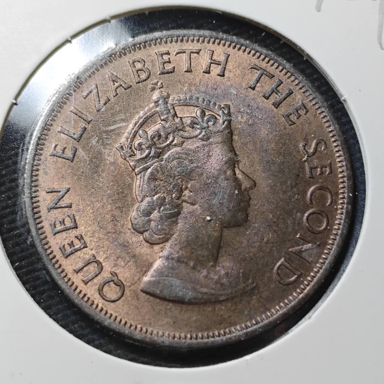 KK钱币收藏小铺  第360场  2月预留时间 周末发货  1960泽西1/12先令纪念币