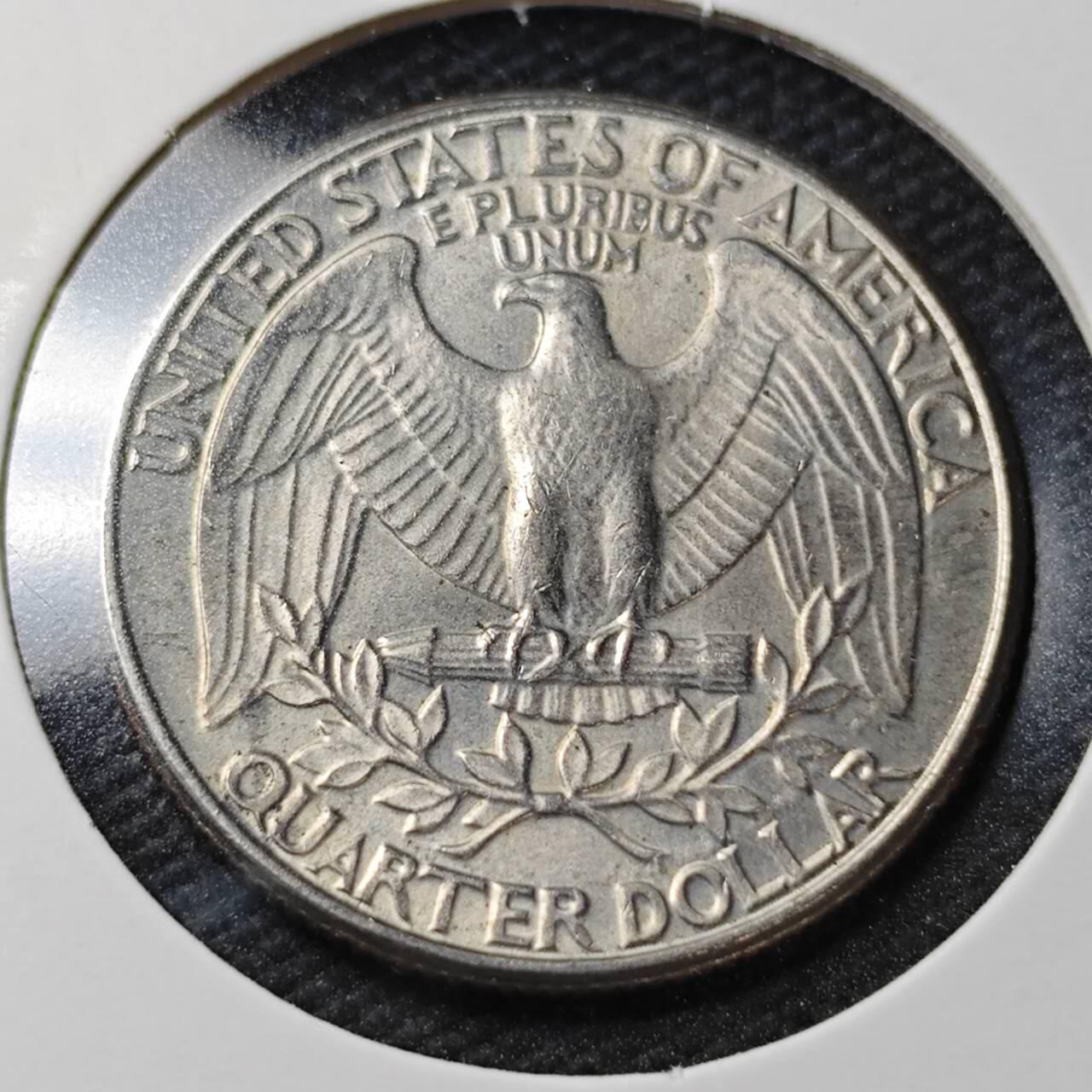 KK钱币收藏小铺  第361场  2月预留时间 周末发货  1982美国25分 好品