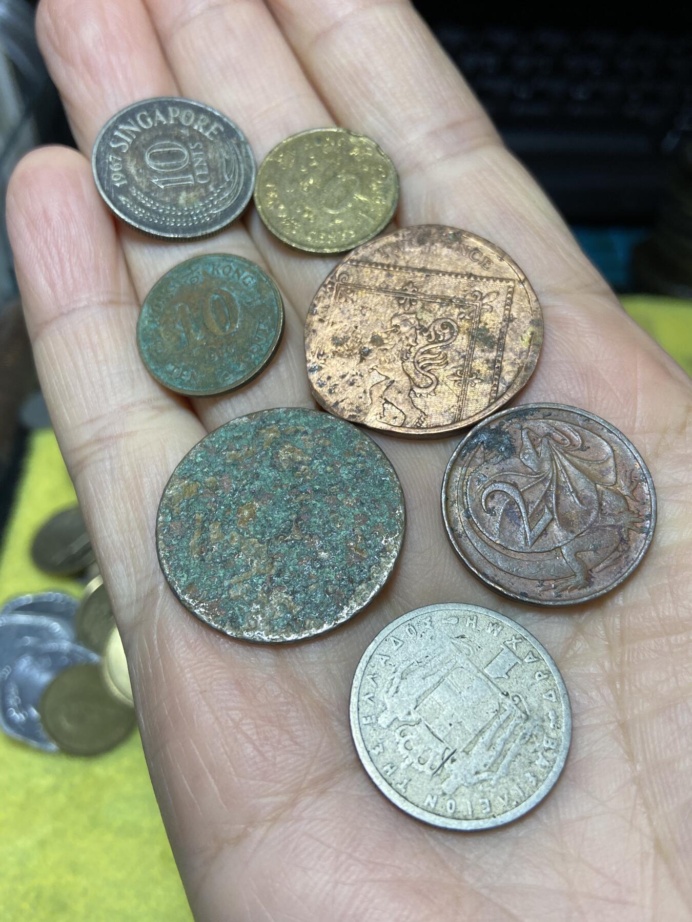 2025年第一百一十九场(总第一百四十五场）外国好品散币(免佣金) 差品散币7枚