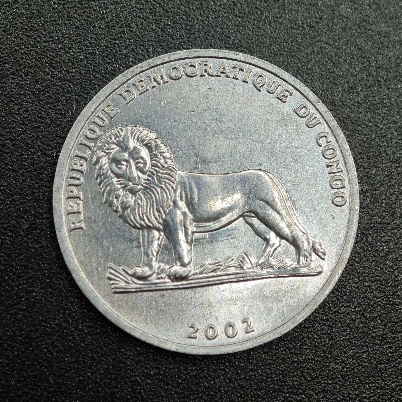 【淘币小摊】实时拍第七百七十九拍   散币场   满百包邮可预留二周 每周一统一发货   刚果2002年25分铝币