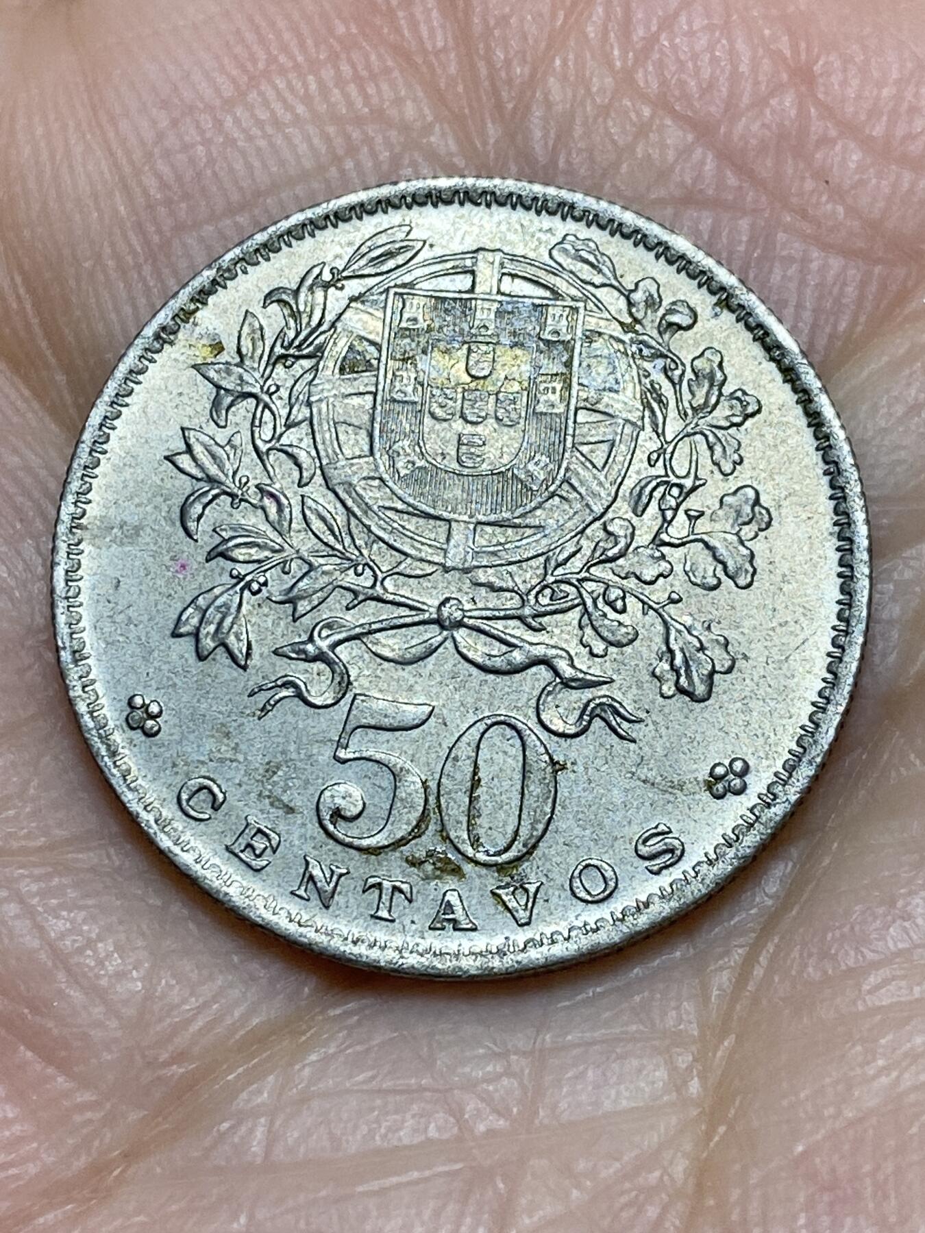 2025年第一百一十九场(总第一百四十五场）外国好品散币(免佣金) 好品–葡萄牙🇵🇹1962年50分