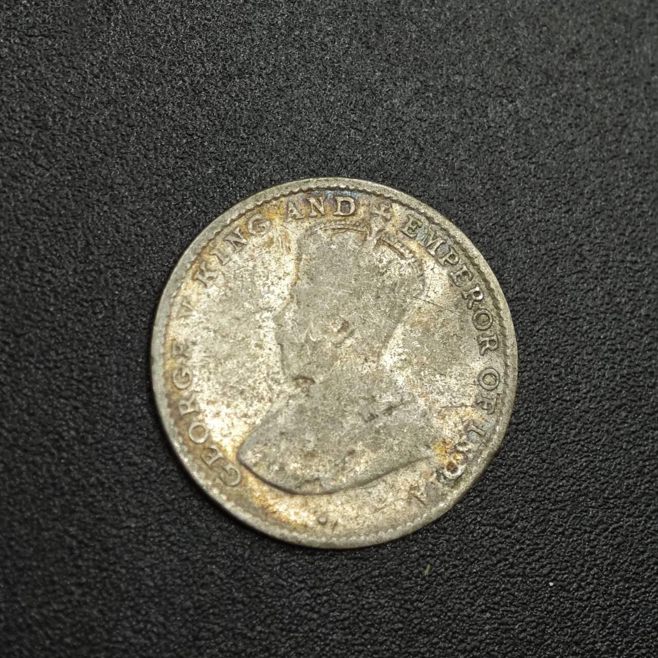 【淘币小摊】限时拍第七百八十拍  小银币场  满百包邮可预留两周  周一统一发货  锡兰1920年乔治五世10分银币