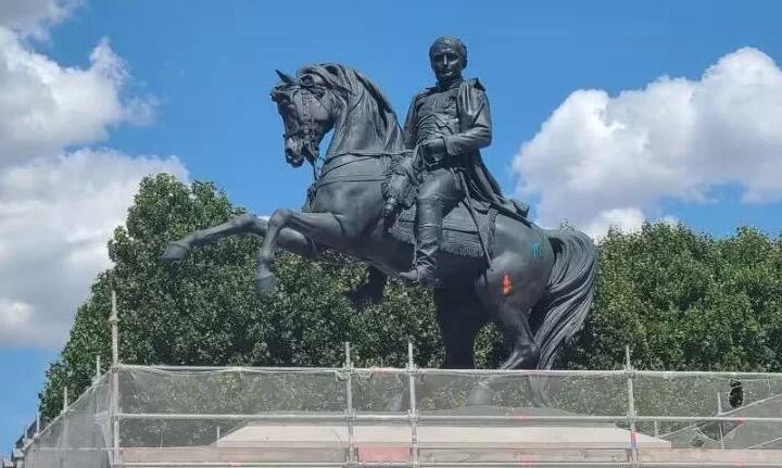 【艺术】法国艺术大章1865年 拿破仑骑马雕像落成 高浮雕精制超大铜章 63MM 108克