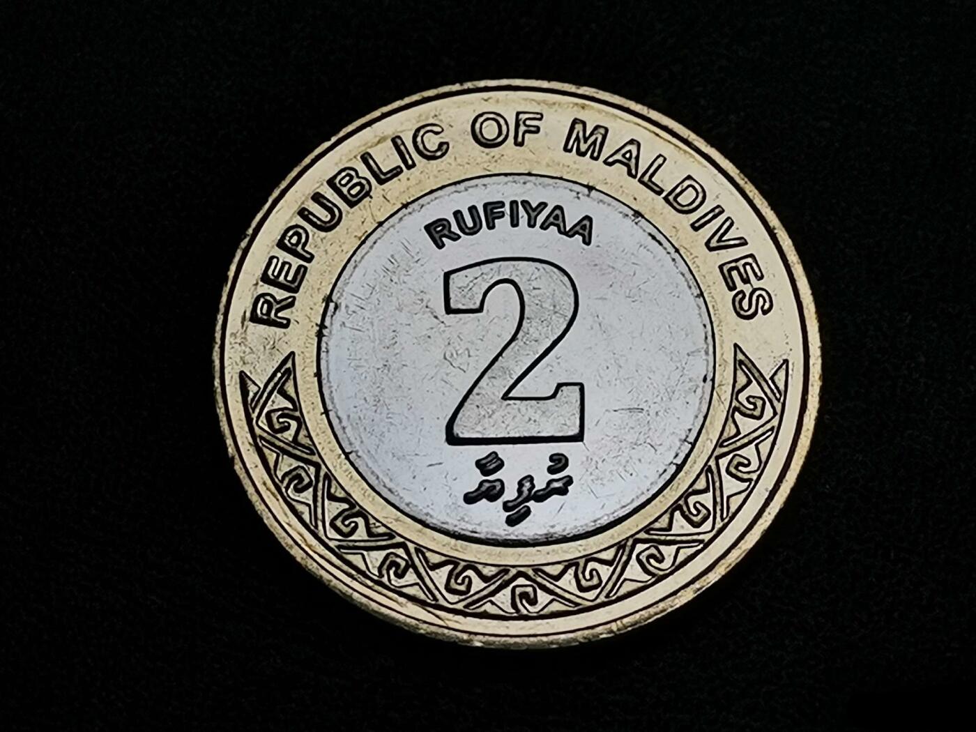 世界各国普、纪币捡漏专场(第十七场) 2017年马尔代夫海螺2拉菲亚双金属币全新闪亮