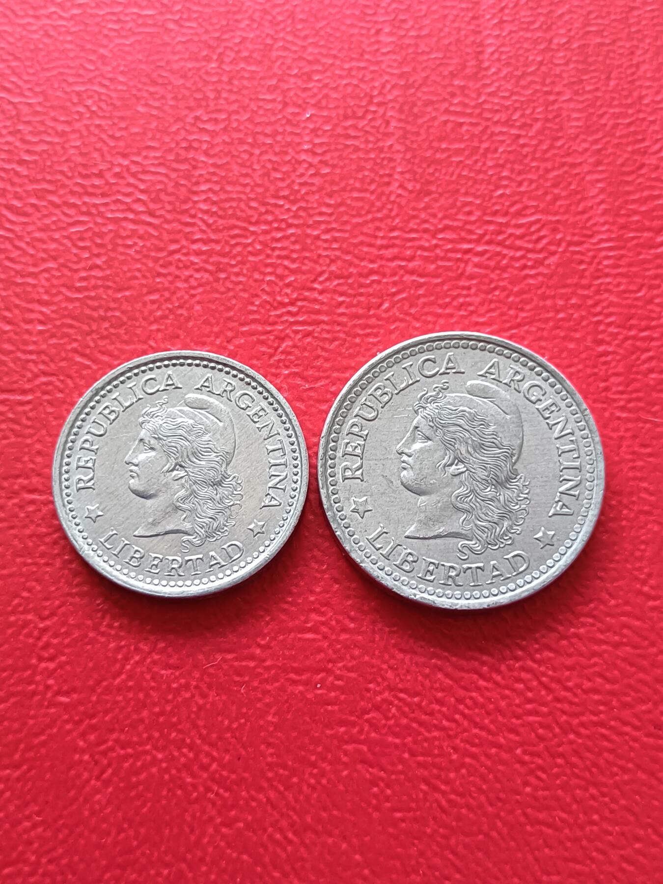 【云涧收藏】第七十五场 阿根廷1970年1、5分2枚