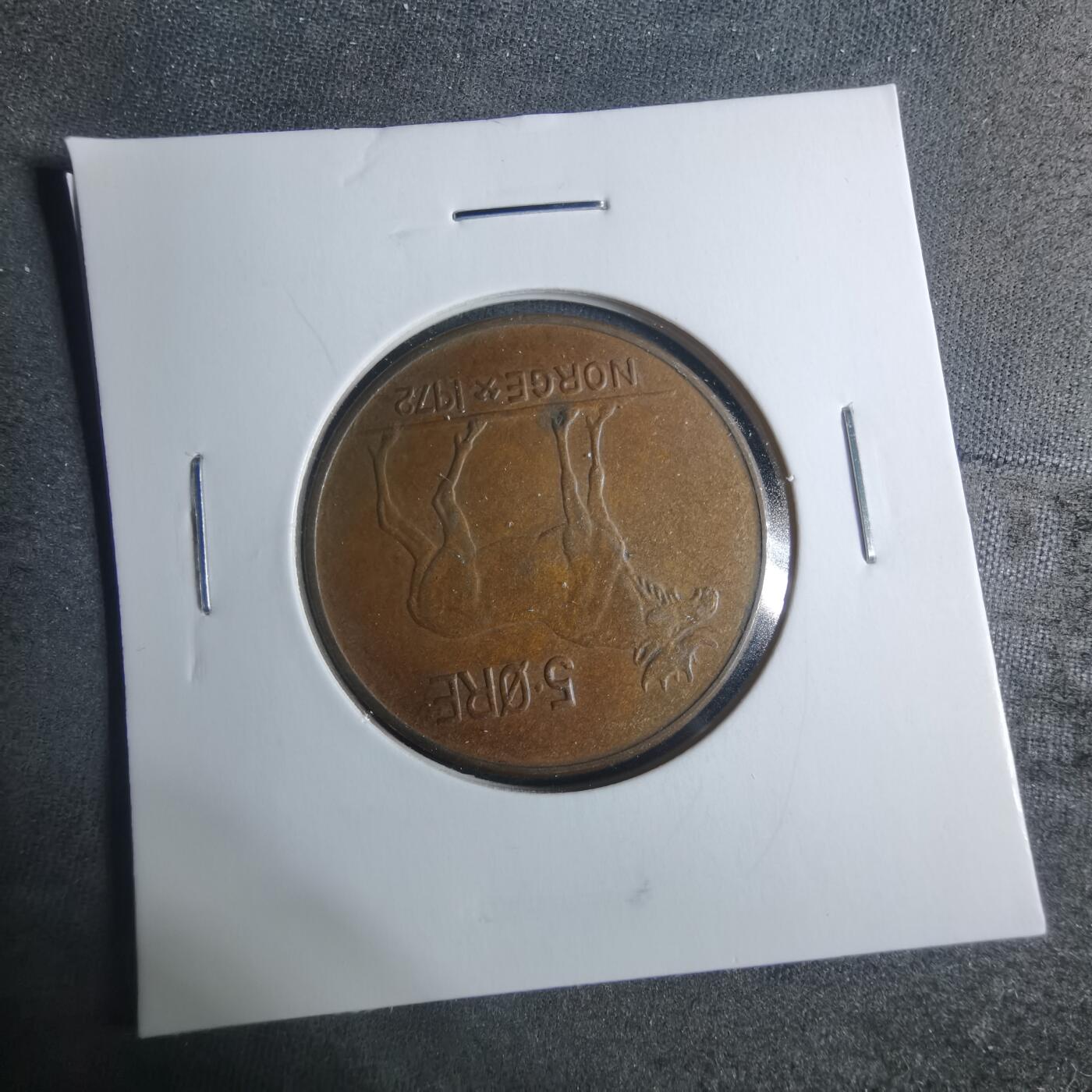 沼泽如烟--第885场 挪威1972年5欧尔