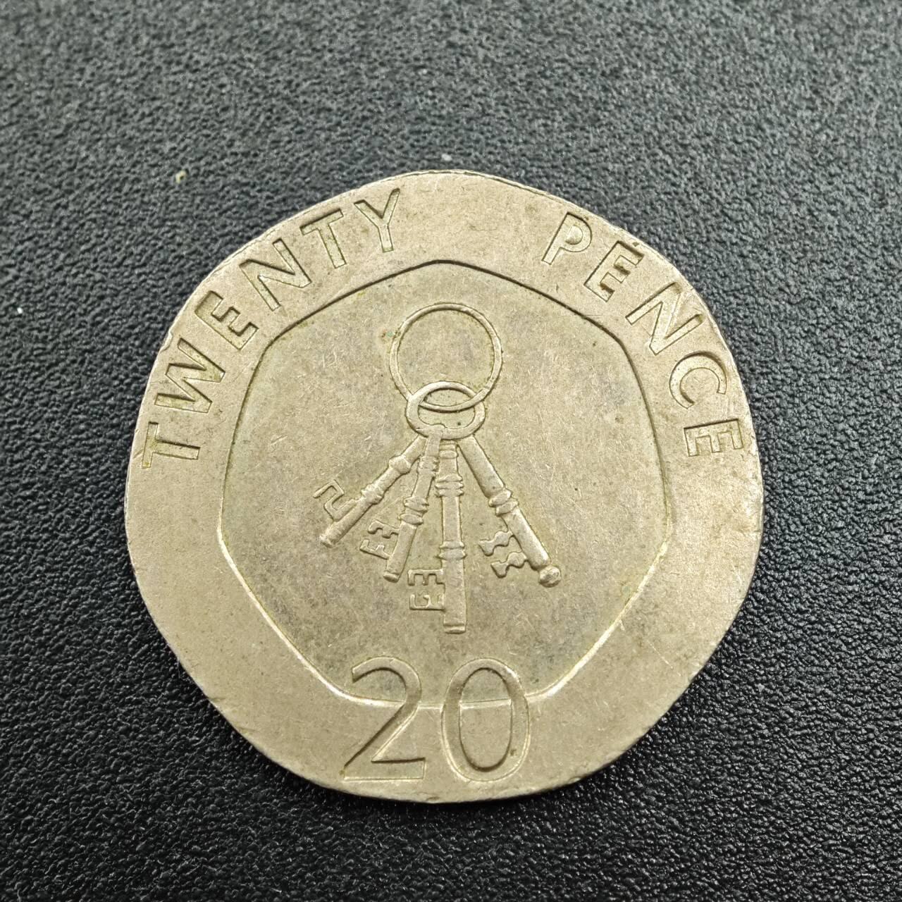 【淘币小摊】实时拍第七百七十九拍   散币场   满百包邮可预留二周 每周一统一发货   直布罗陀2011年20便士镍币