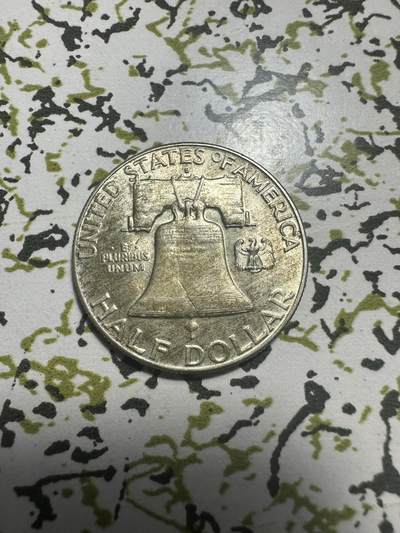 外国钱币，章 原光，美国富兰克林半元，偏少
