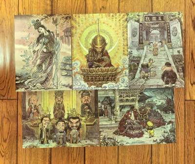 夜之极第三十四期 （11月1日周六晚9点截拍，欢迎竞拍） - 乐卡 郭京辉 装饰画 五张