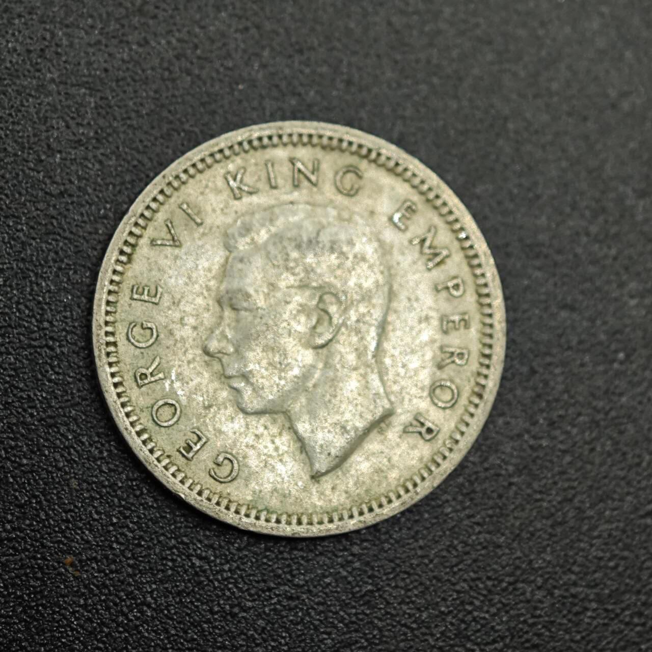 【淘币小摊】限时拍第七百八十拍  小银币场  满百包邮可预留两周  周一统一发货  新西兰1939年乔治六世3便士银币