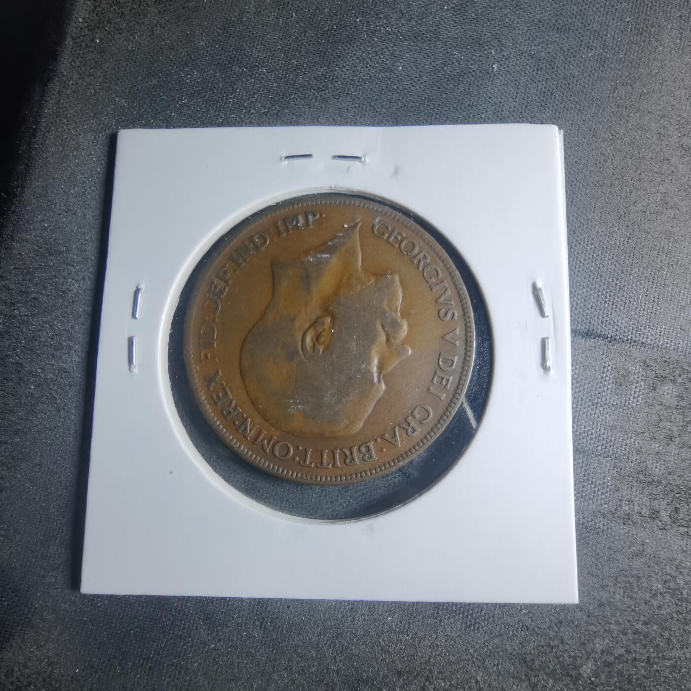 沼泽如烟--第885场 英国1921年1便士