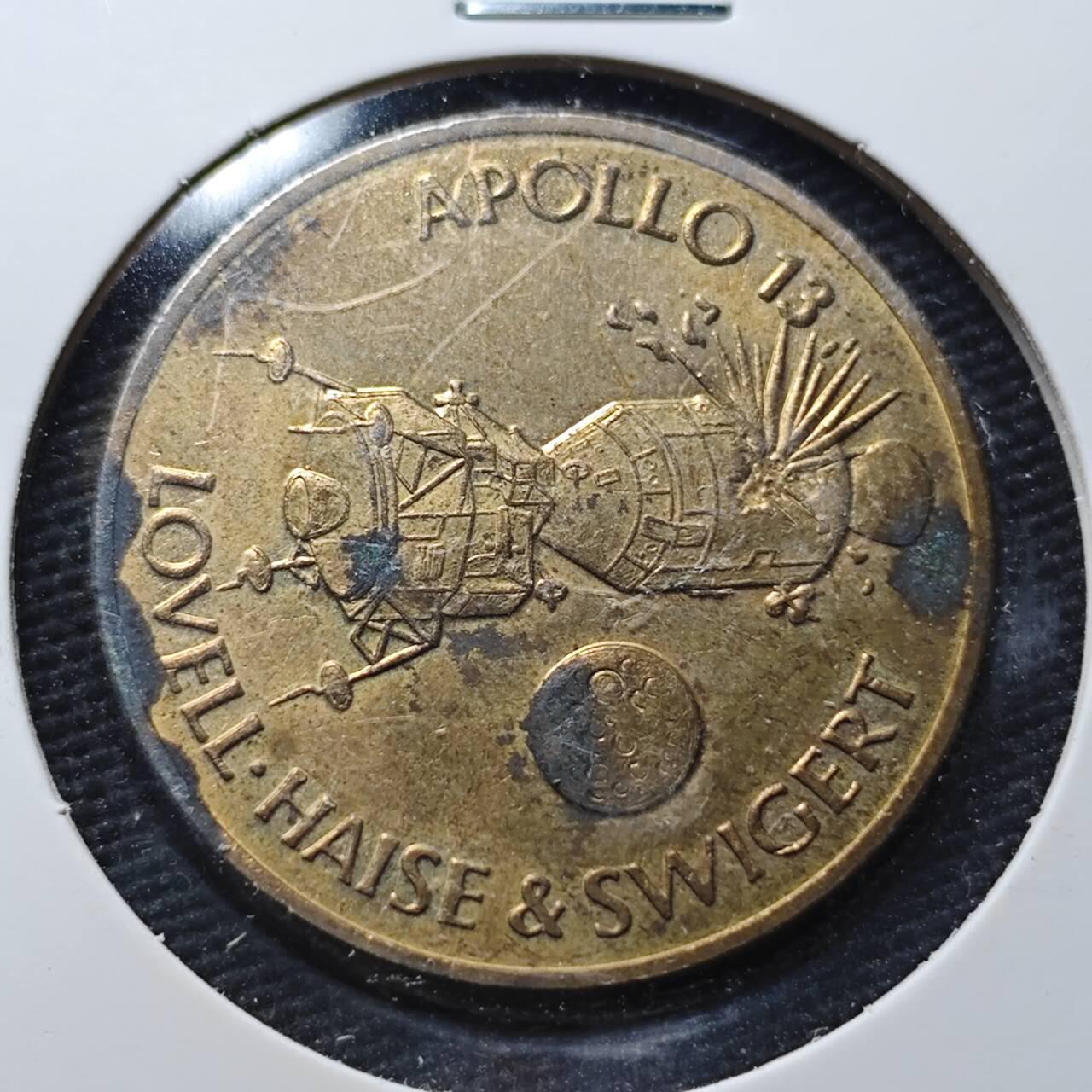 KK钱币收藏小铺  第360场  2月预留时间 周末发货  美国航天纪念章