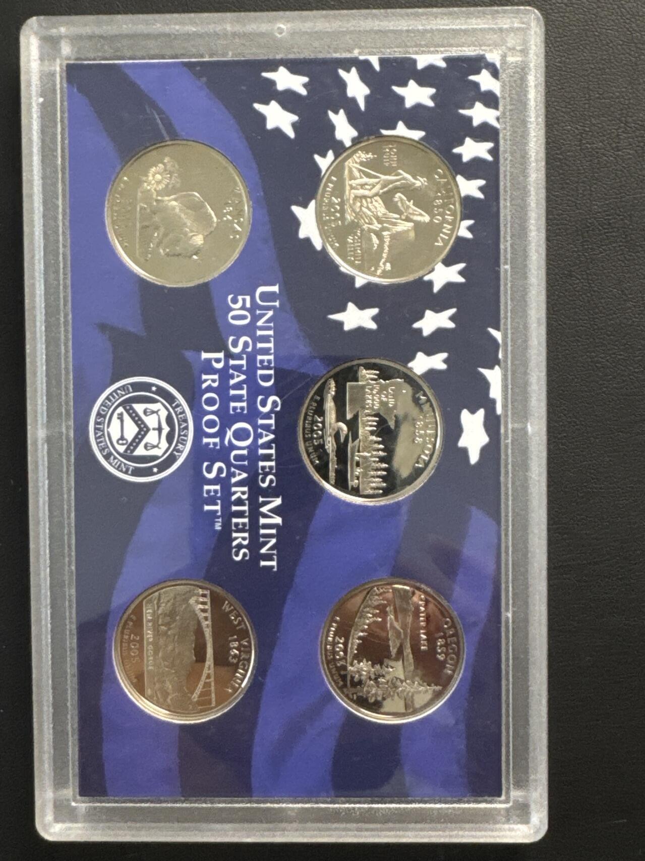 ❤️【币观天下】❤️ 第329期钱币拍卖- 2025.10.31周五晚上6点半场-长期征集拍品 美国2005年州币精制套装