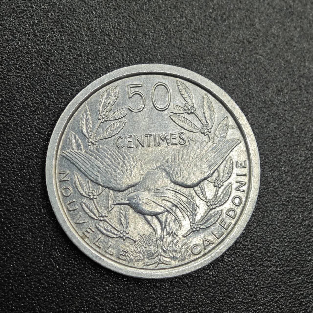 【淘币小摊】实时拍第七百七十九拍   散币场   满百包邮可预留二周 每周一统一发货   法属大洋洲1949年50分铝币