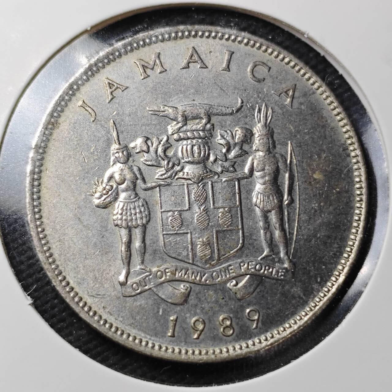 KK钱币收藏小铺  第361场  2月预留时间 周末发货  1989牙买加25分 蜂鸟