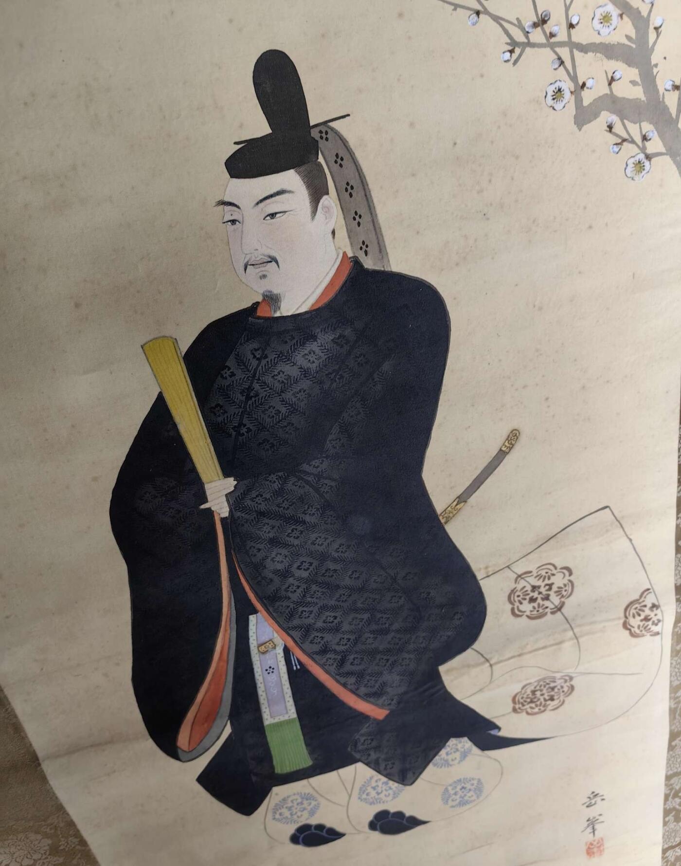 日本特选凌裱绢本卷轴