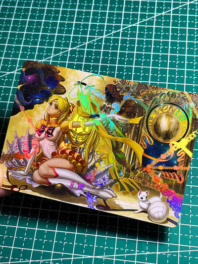 显眼宝35期 佣金1起 10月29日晚20:30截拍  - 美少女战士 彩闪卡一张   63*88