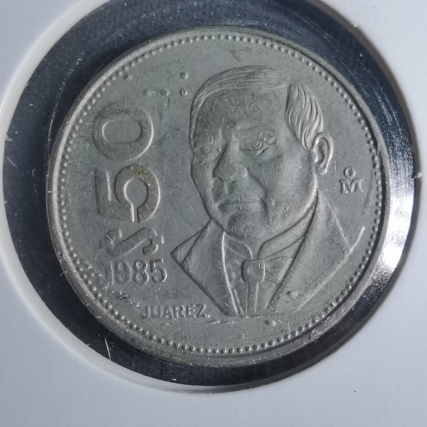 沼泽如烟--第885场 墨西哥1985年50比索