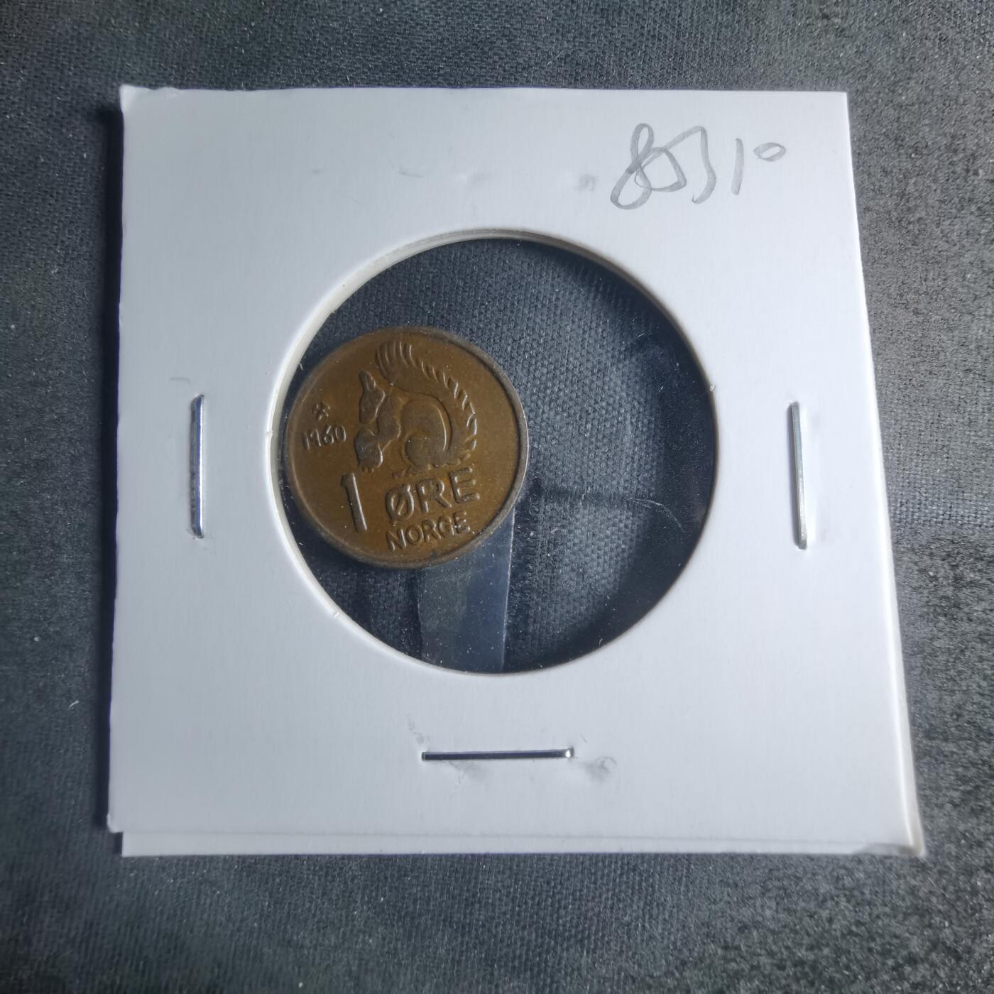 沼泽如烟--第885场 挪威1960年1欧尔