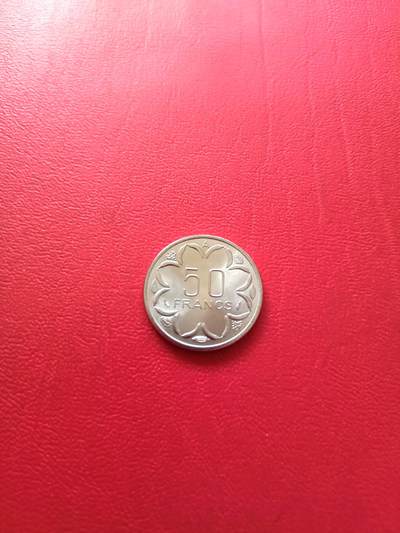 【云涧收藏】第七十五场 - 中非乍德1982年50法朗，BU