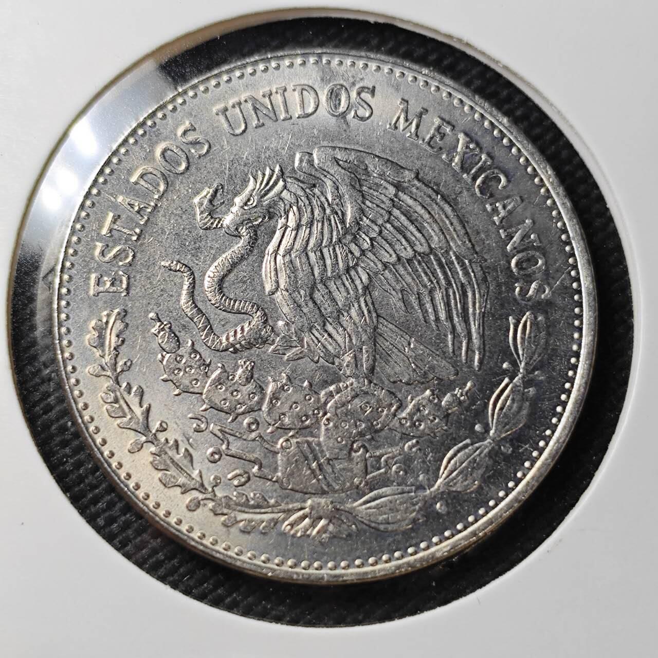 KK钱币收藏小铺  第361场  2月预留时间 周末发货  1981墨西哥20比索 好品