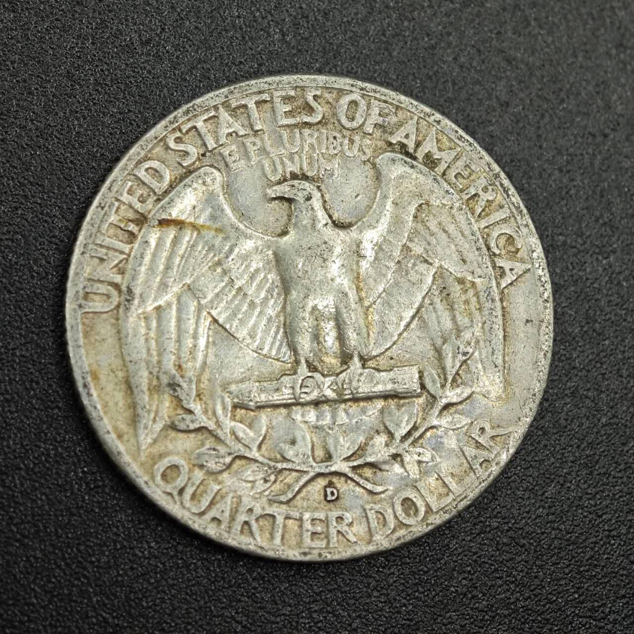 【淘币小摊】限时拍第七百八十拍  小银币场  满百包邮可预留两周  周一统一发货  美国1958年25分银币