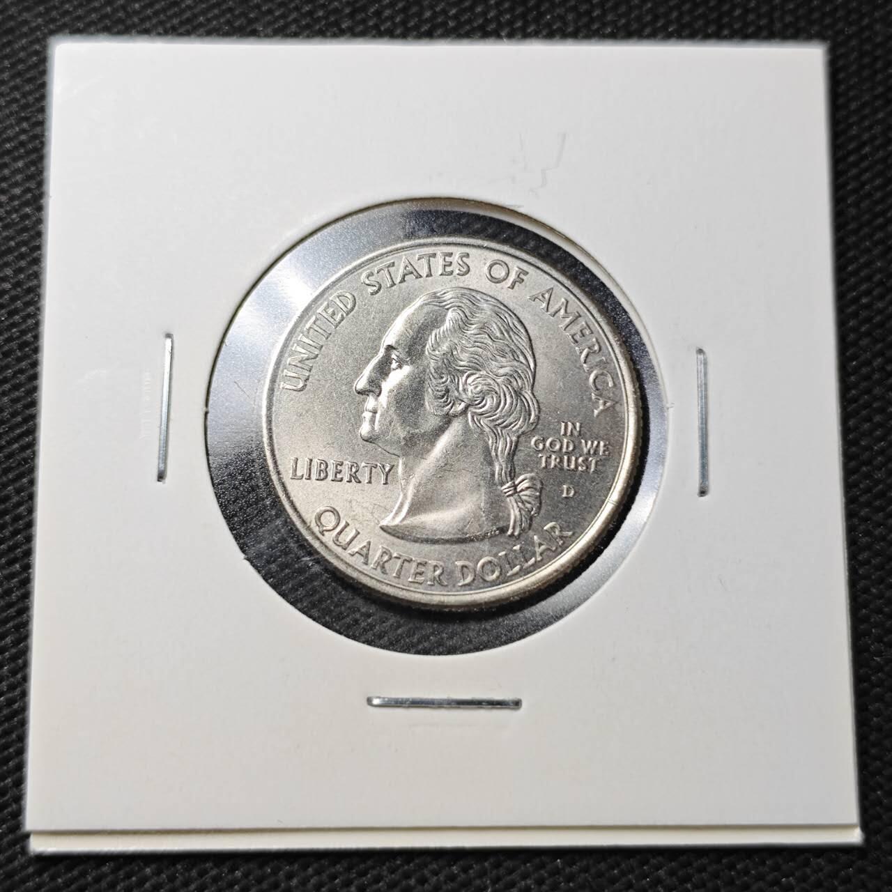 KK钱币收藏小铺  第361场  2月预留时间 周末发货  2006美国25分纪念币