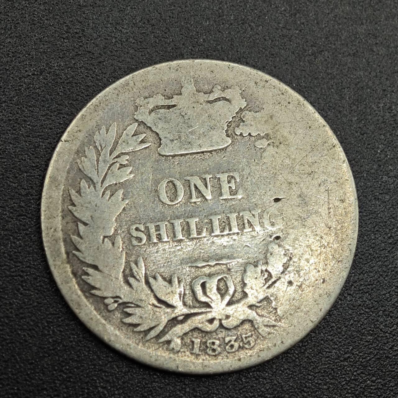 【淘币小摊】限时拍第七百八十拍  小银币场  满百包邮可预留两周  周一统一发货  英国1835年威廉四世一先令银币