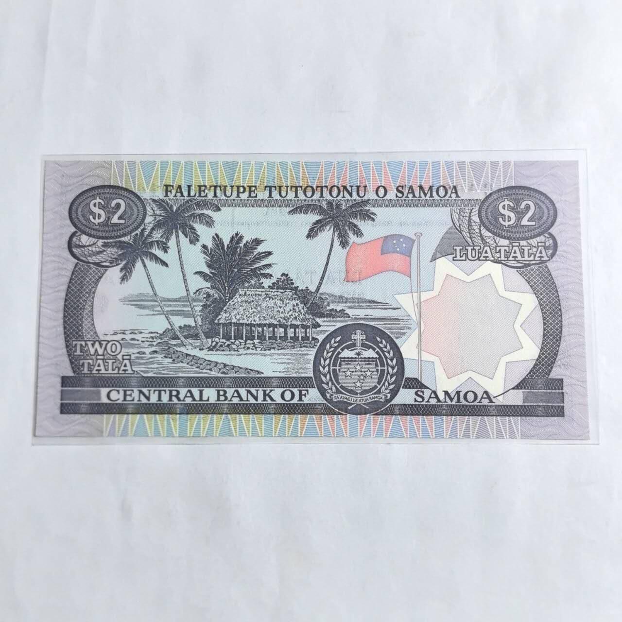 各国外币第96期 品种好大部分全新 萨摩亚2塔卡 全新