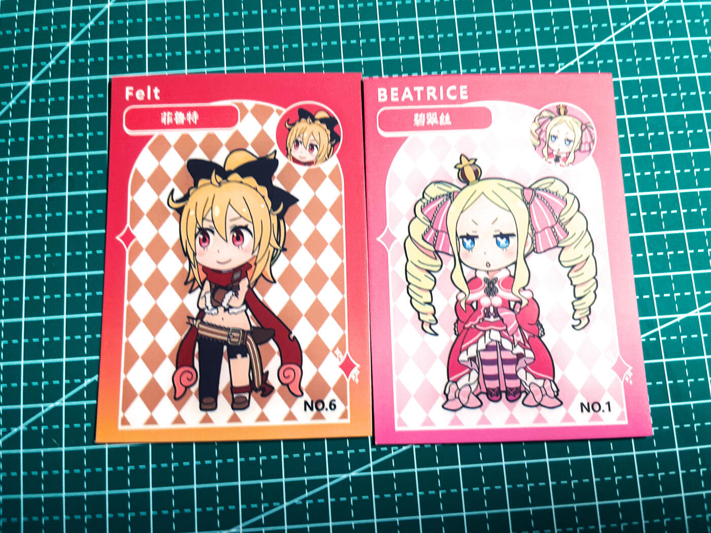 显眼宝35期 佣金1起 10月29日晚20:30截拍  开始异世界生活 2张 普卡 63*88