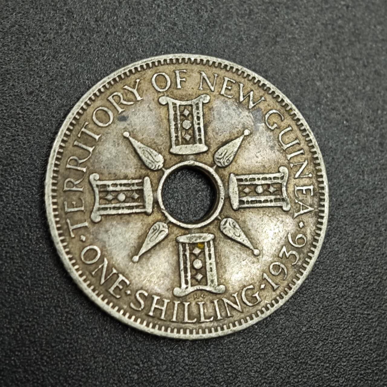 【淘币小摊】限时拍第七百八十拍  小银币场  满百包邮可预留两周  周一统一发货  英属几内亚1936年一先令银币