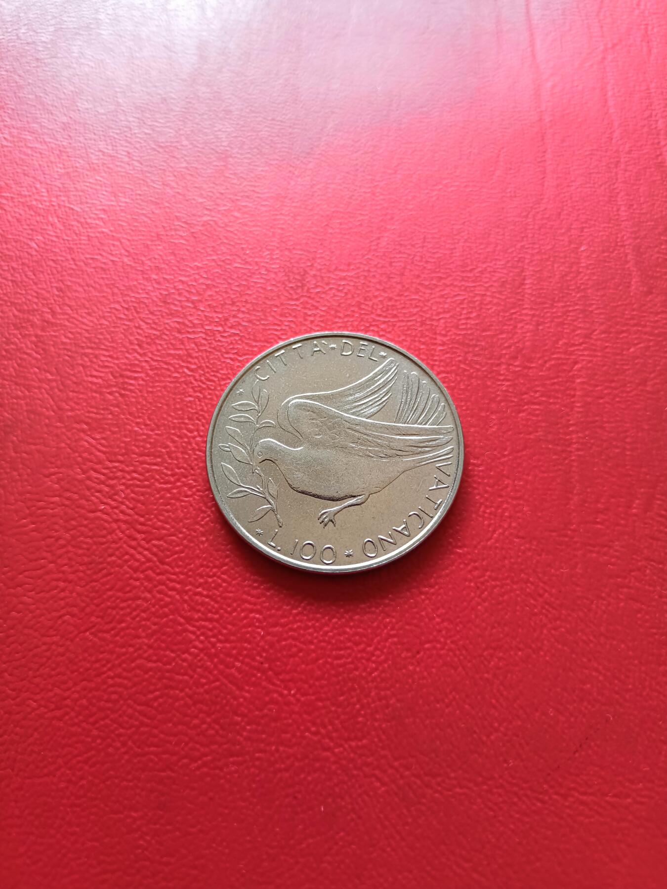 【云涧收藏】第七十五场 梵蒂冈1971年100里拉，UNC