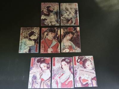 夜之极第三十四期 （11月1日周六晚9点截拍，欢迎竞拍） - 彫仙 手绘 复刻卡8张 普卡