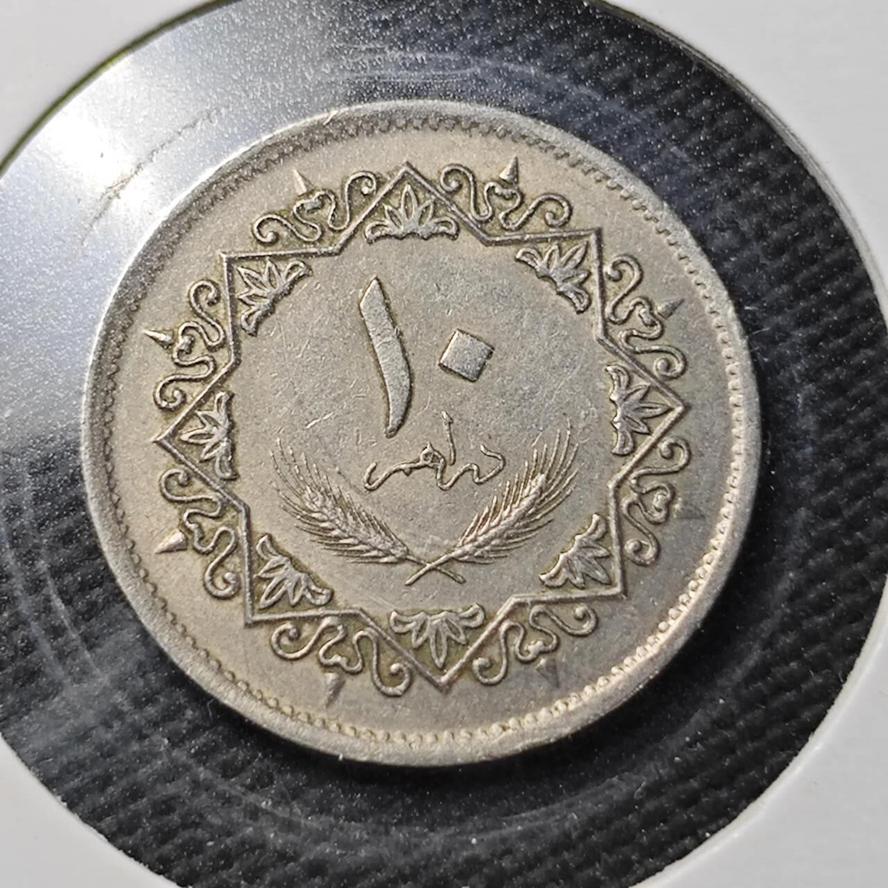 KK钱币收藏小铺  第361场  2月预留时间 周末发货  利比亚10米利姆