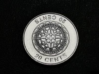 世界各国普、纪币捡漏专场(第十七场) - 【绝版】2012年伊丽莎白女王英属所罗门群岛20分土著图腾徽纹