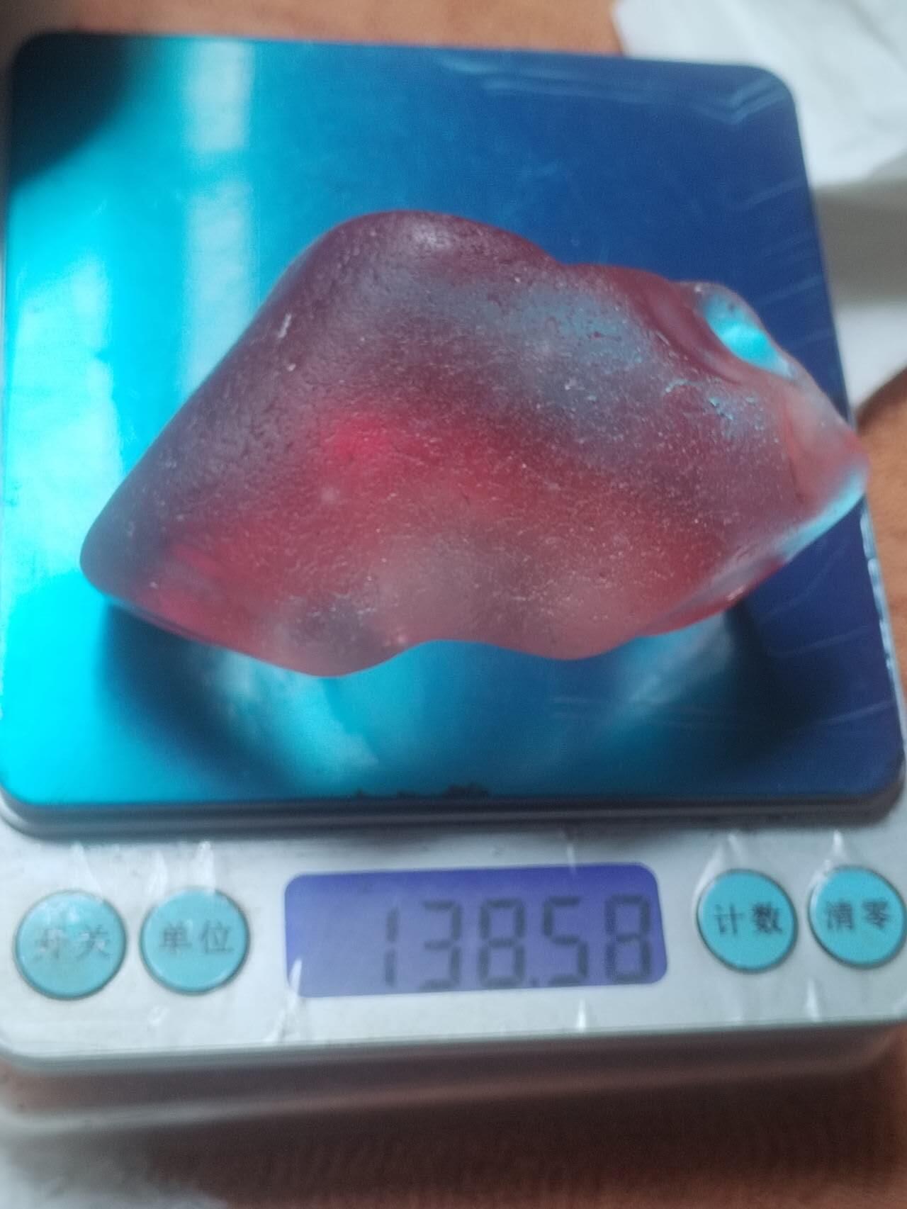 综合 红水晶。大尺寸。