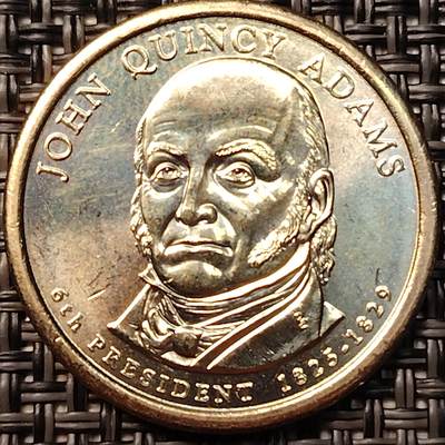 布加迪🐬～世界钱币(上海)🌾第 255 期 /  各国套币和散币 - 美国🇺🇸总统币 第六任 约翰·昆西·亚当斯(1825-1829)